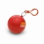 Poncho in kunststof bal rood