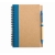 Eco notitieboekje met balpen blauw
