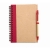 Eco notitieboekje met balpen rood