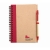 Eco notitieboekje met balpen rood
