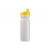 Bidon Design met ergonomische dop (750 ml) wit / geel