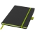 Color edge notitieboek (A5) zwart/lime