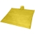 Ziva wegwerp regenponcho met opbergtasje geel