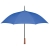 Paraplu met houten handvat royal blauw