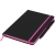 Noir Edge medium notitieboek zwart/roze