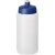 Baseline® Plus grip sportfles (500 ml) transparant/blauw