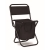 Opvouwbare stoel/koeltas zwart