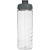 H2O Treble sportfles (750 ml) transparant/grijs