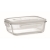 Glazen lunchbox 900ML transparant