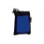 RPET cooling towel (30x80 cm) zwart / blauw