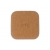 Square cork Wireless charger 5W natuur