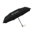 Michigan opvouwbare RPET paraplu 21 inch zwart