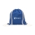 PromoColour GRS Recycled Cotton Backpack (150 g/m²) blauw