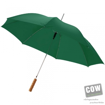 Afbeelding van relatiegeschenk:Lisa 23'' automatische paraplu met houten handvat