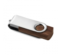 Turnwoodflash USB stick, houten behuizing     1GB bedrukken