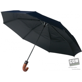 Afbeelding van relatiegeschenk:Automatisch polyester paraplu met kunststof handvat.