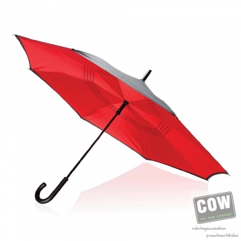 Afbeelding van relatiegeschenk:23” handmatig reversible paraplu
