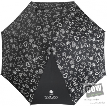 Afbeelding van relatiegeschenk:Pongee (190T) paraplu Caleb