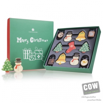 Afbeelding van relatiegeschenk:Holly Jolly Xmas XL - Pralines en chocolade Kerstchocolade
