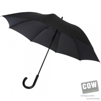 Afbeelding van relatiegeschenk:Fontana 23" automatische paraplu met carbon look en gebogen handvat