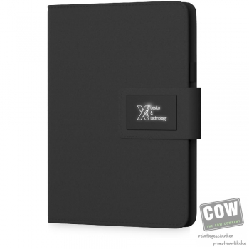 Afbeelding van relatiegeschenk:SCX.design O16 A5 notitieboek met oplichtend logo