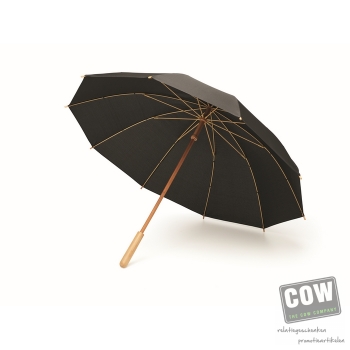 Afbeelding van relatiegeschenk:23,5 inch RPET/bamboe paraplu